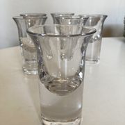Set of 6 Scandinavian wine glasses 1970