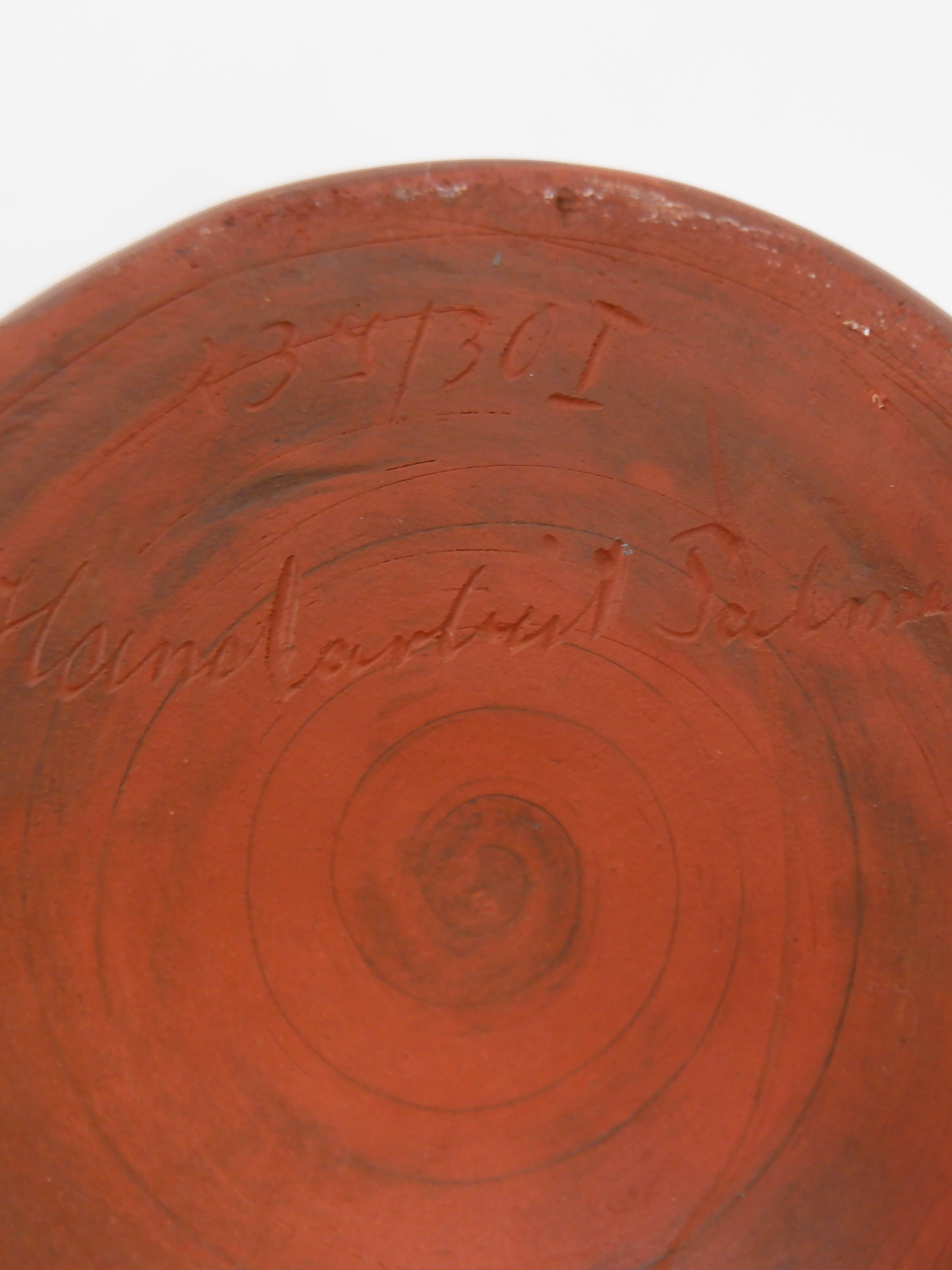 Sawa Sgraffito palm vase