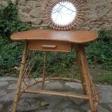 1960s rattan hairdresser's chair