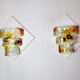 Paire d'appliques murano mazzega, verre soufflé murano orange, italie, 1960