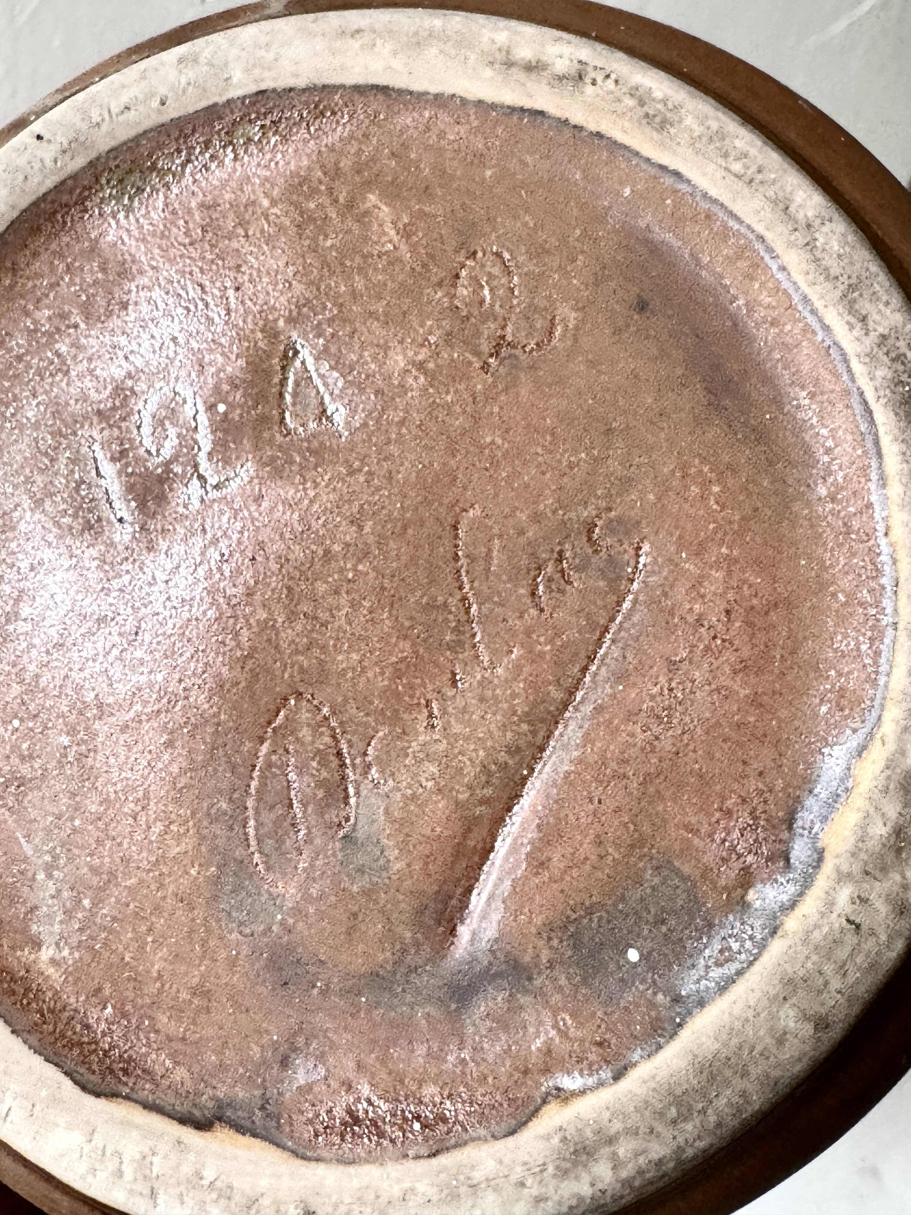 Vase solifore / huilier signé Denbac et numeroté