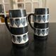 Two vintage ceramic mugs