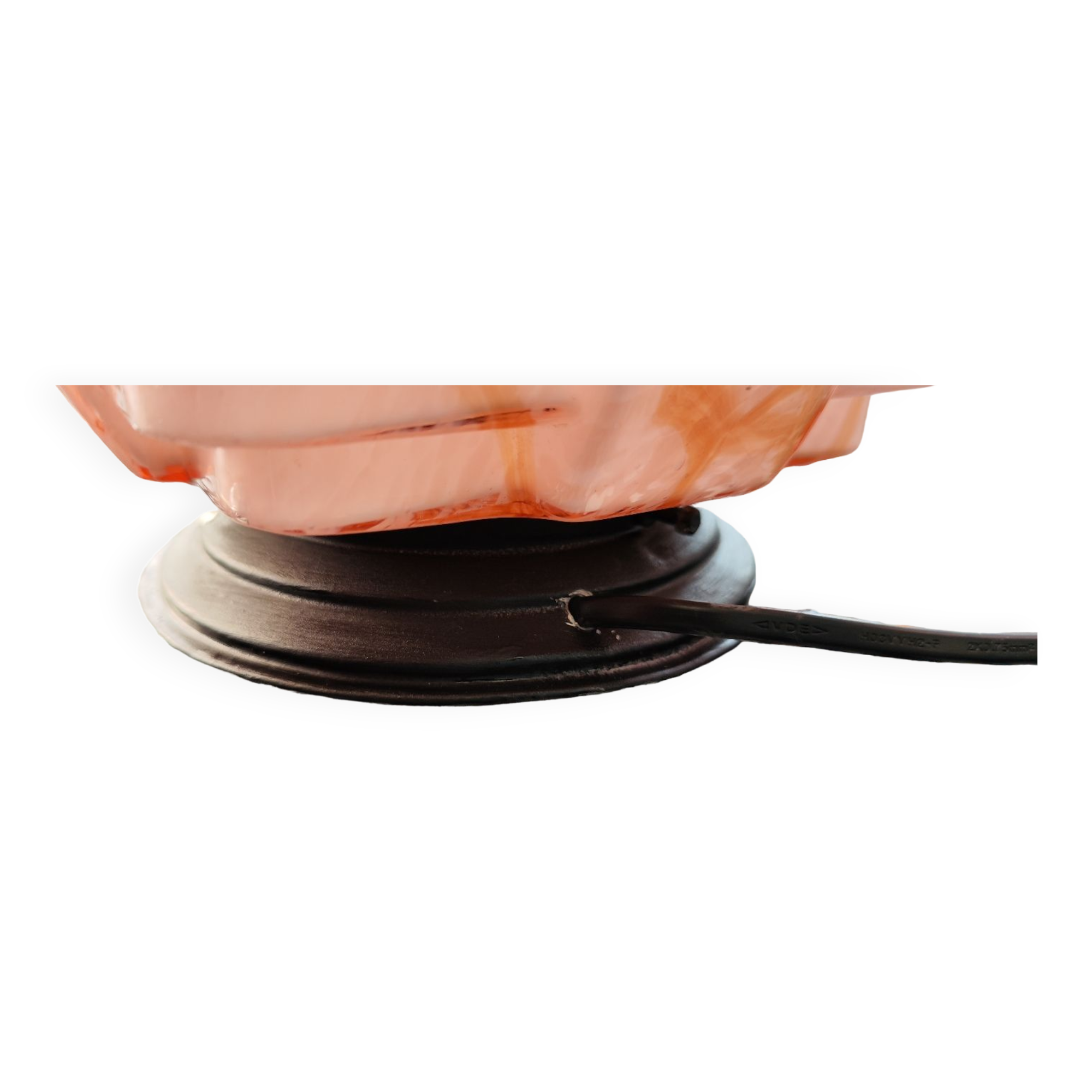 Antique lamp retro art deco skyscraper building 30s