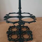 Vintage cast iron bottle rack