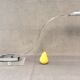 Cobra desk lamp in lucite and chromed metal  italy 80s