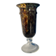 Medicis vase in tortoiseshell-colored blown glass 1970