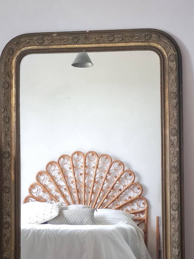 Large Louis Philippe mirror 137 x 83