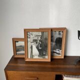 Set of three black and white photos 1950