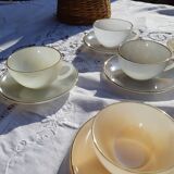 Harlequin arcopal cups