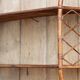 Wall shelf, arched bamboo