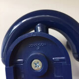 Patère porte manteau Arco bleu vintage design Italy Luigi Caramella