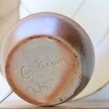 Sandstone lamp signed Georges Robin, 70s