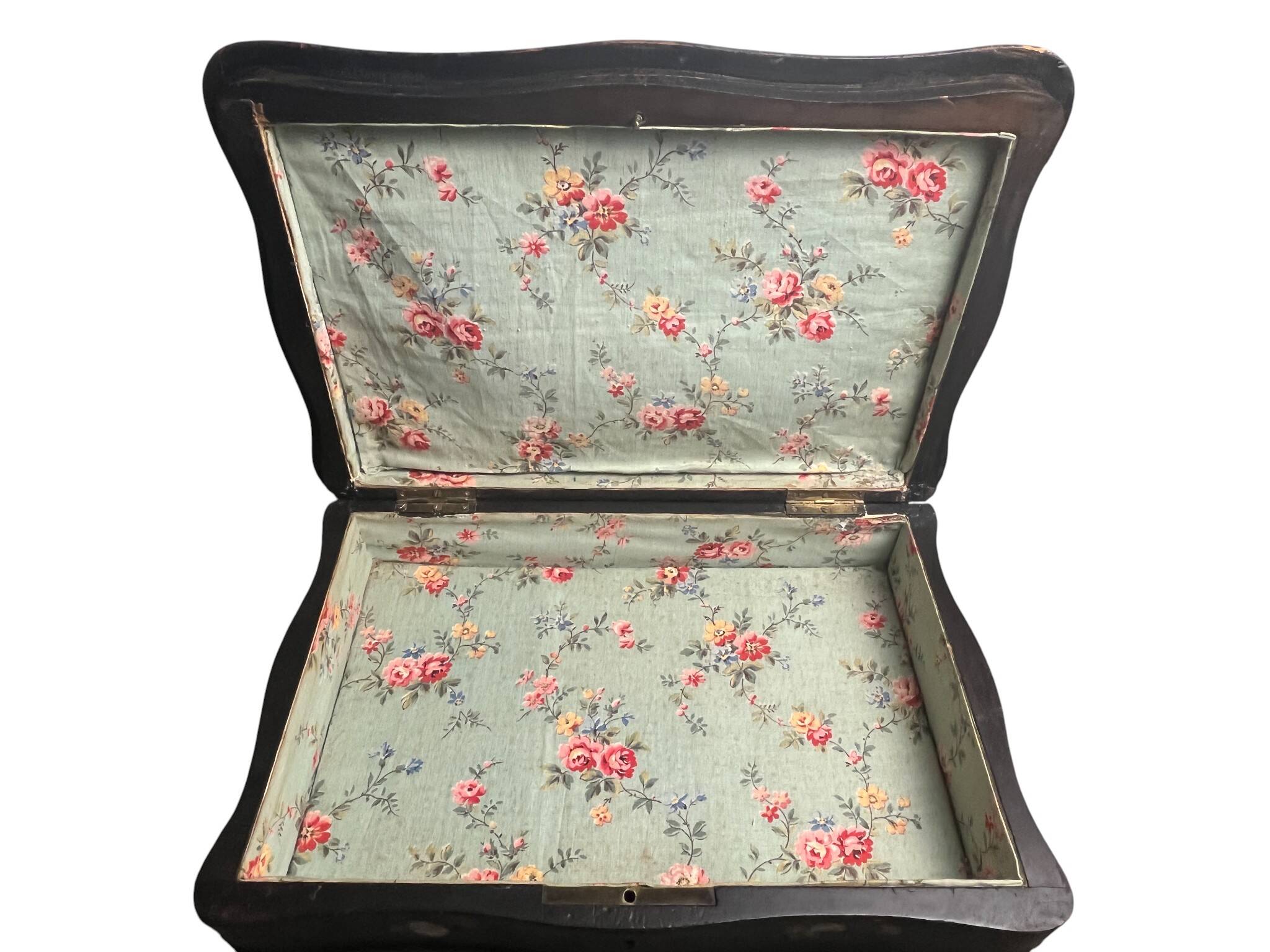 Former worker Napoleon III blackened wood mother-of-pearl 19th century