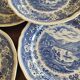 6 flat plates Burgenland blue Villeroy & Boch