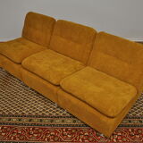 Corduroy modular sofa, 1970s, set of 6