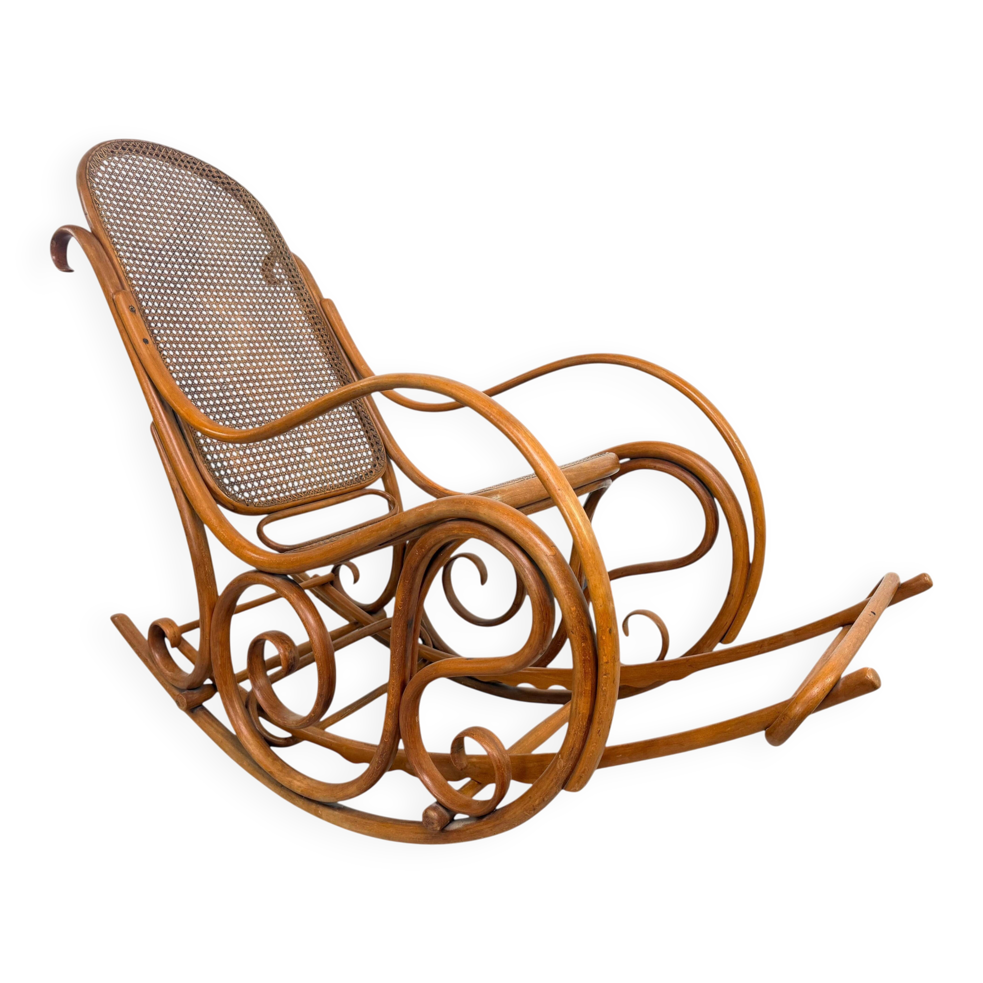 Large rocking armchair Thonet no.7021B