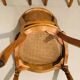 Set of 4 caned medallion chairs in Louis XVI style - Excellent condition - Oak