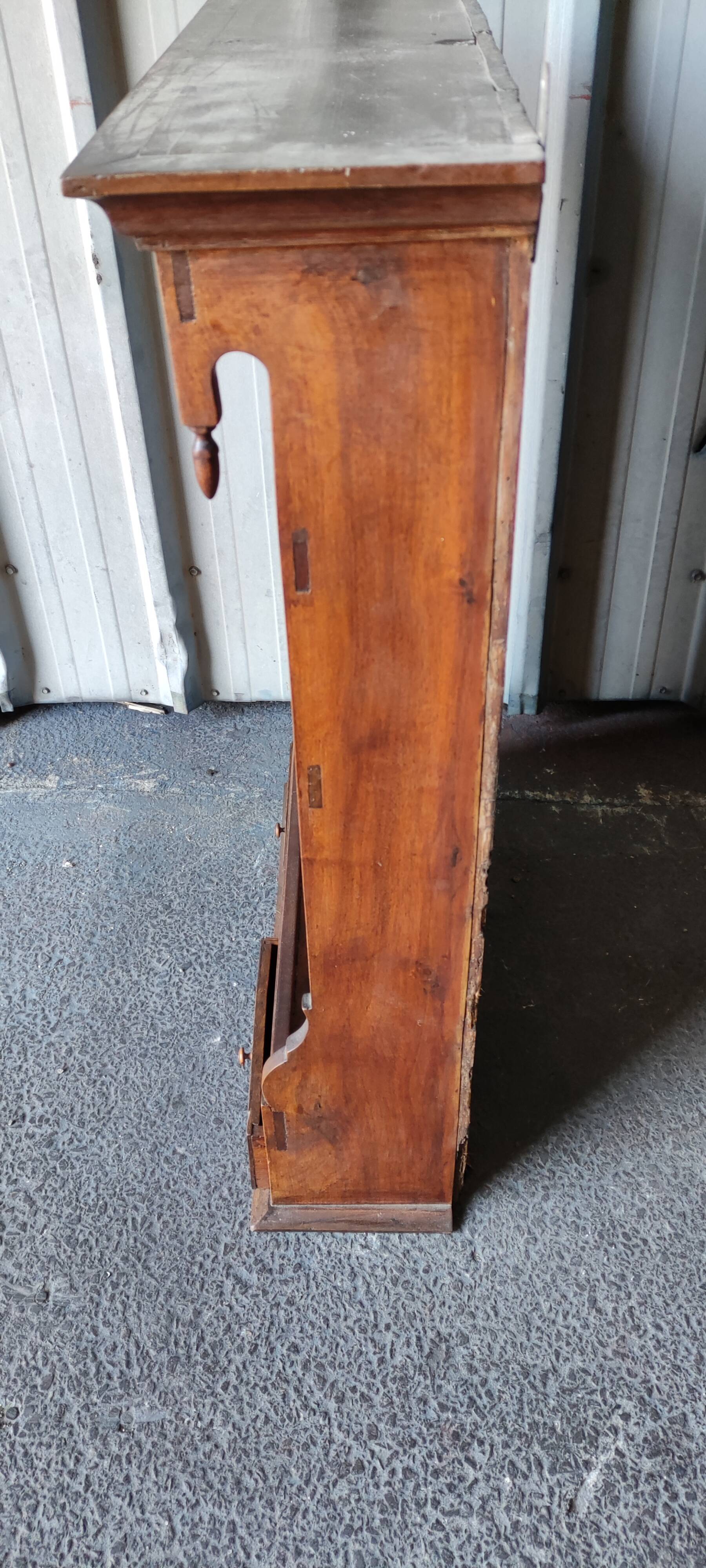 Shelf to hang 19th century, walnut and pine
