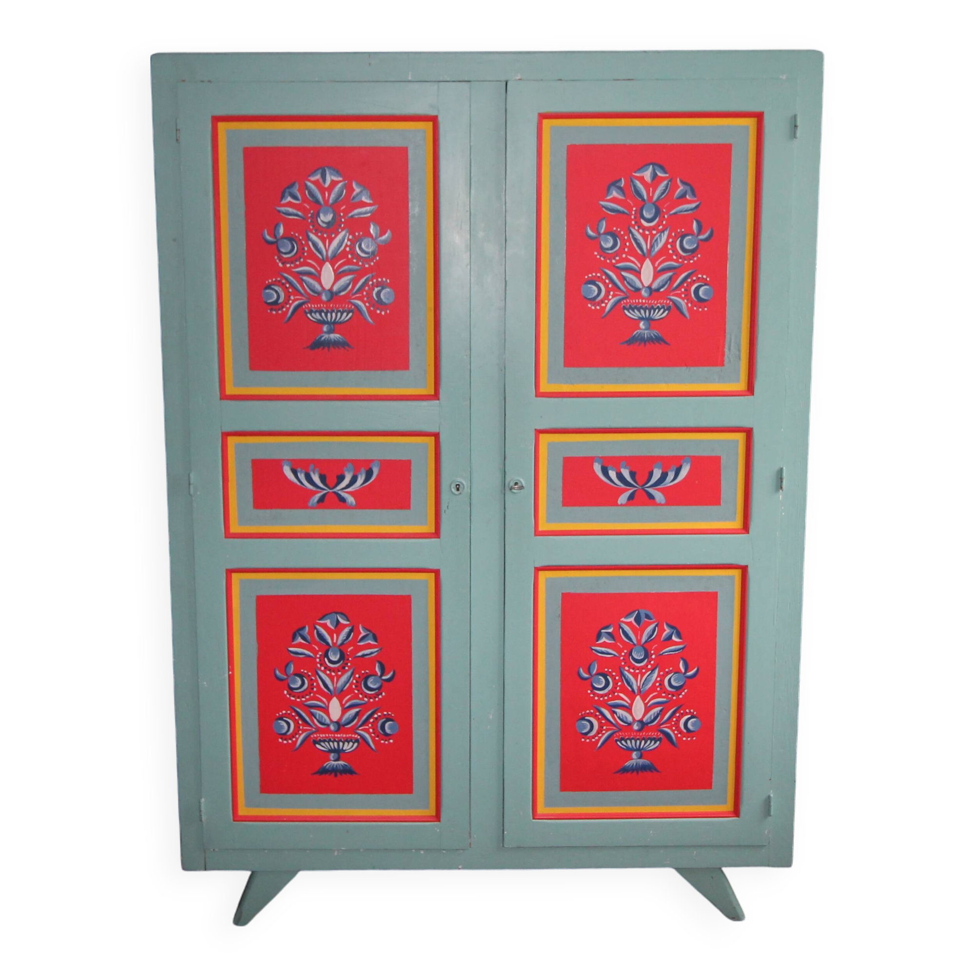 folk art wardrobe
