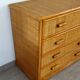 Vintage rattan chest of drawers