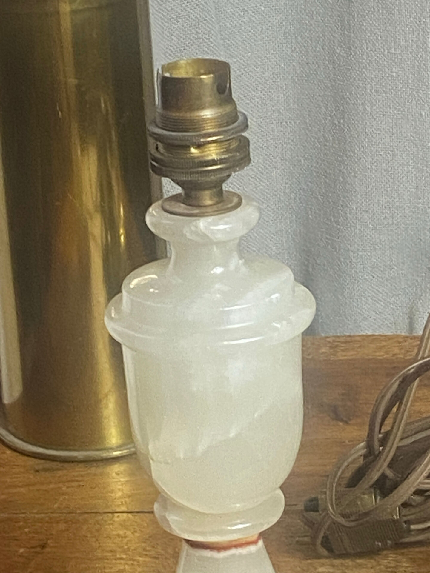 Onyx lamp base