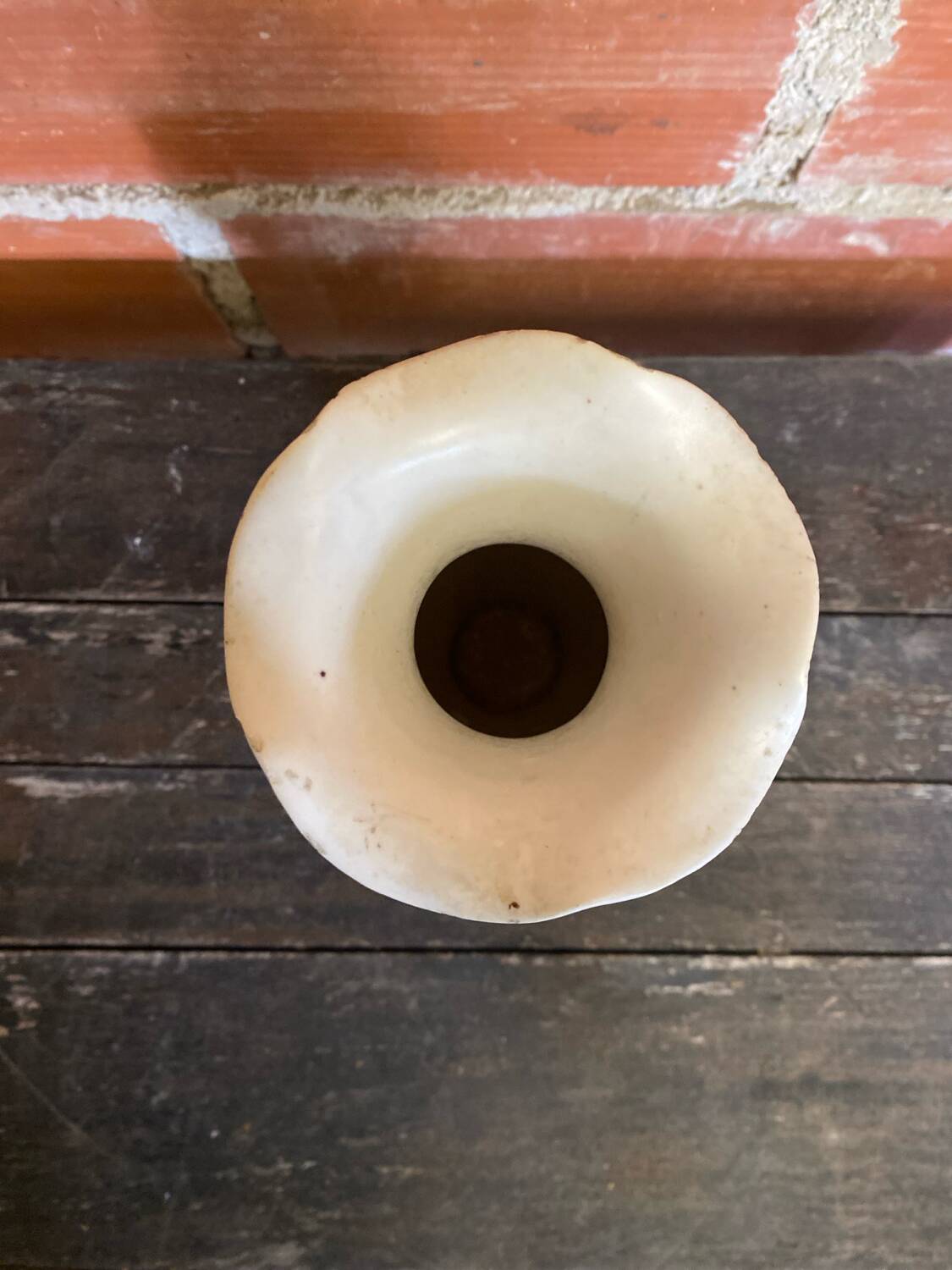 Vintage ceramic vase marius giige fat lava