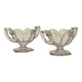 Pair of English compotiers