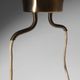 Wiktor Berndt Mid-Century Crystal And Brass Ceiling Light, For Flygsfors, Sweden