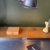 Modified industrial post office desk + Jieldé lamp