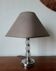 Lampe art déco verre et métal