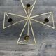 Scandinavian vintage design gold candelabra