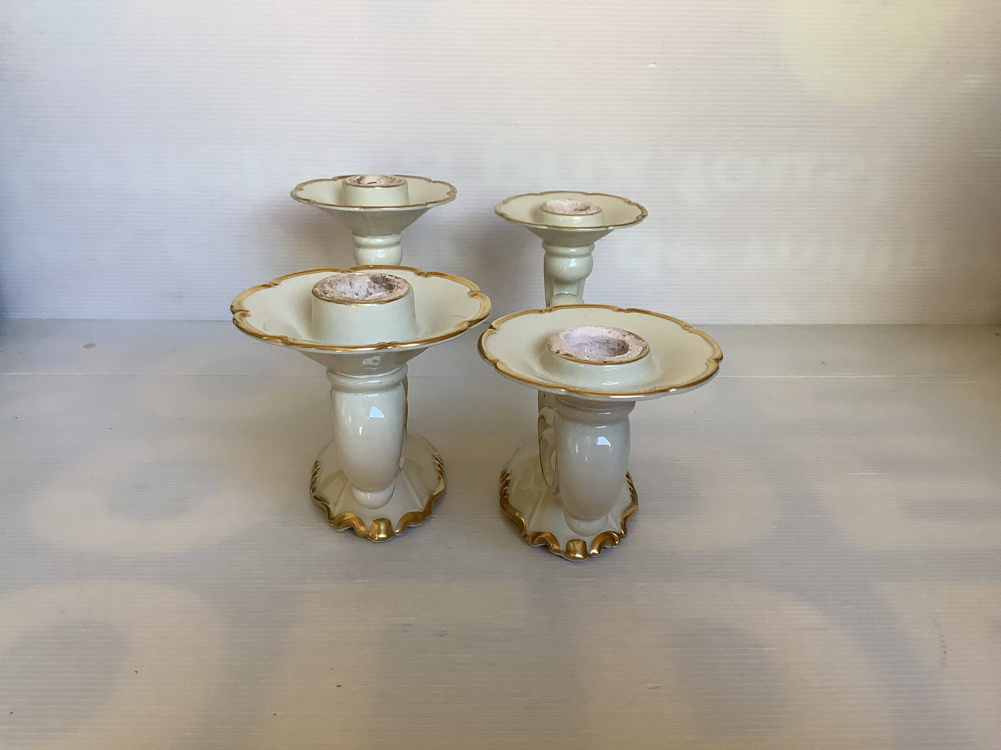 Pair of double candlesticks Bavaria Edelstein