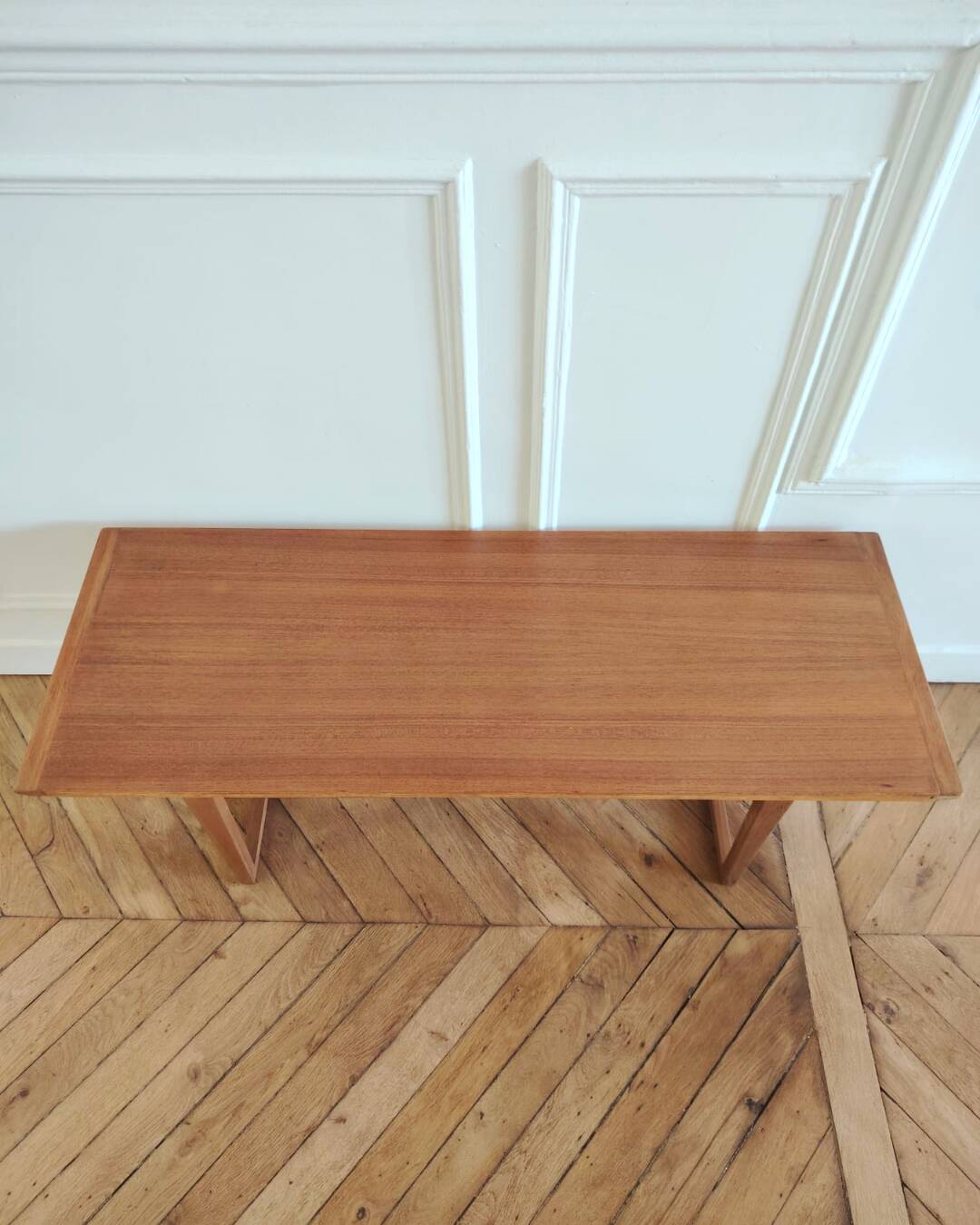 Renovated vintage coffee table, Scandinavian style, 1950s-60s.