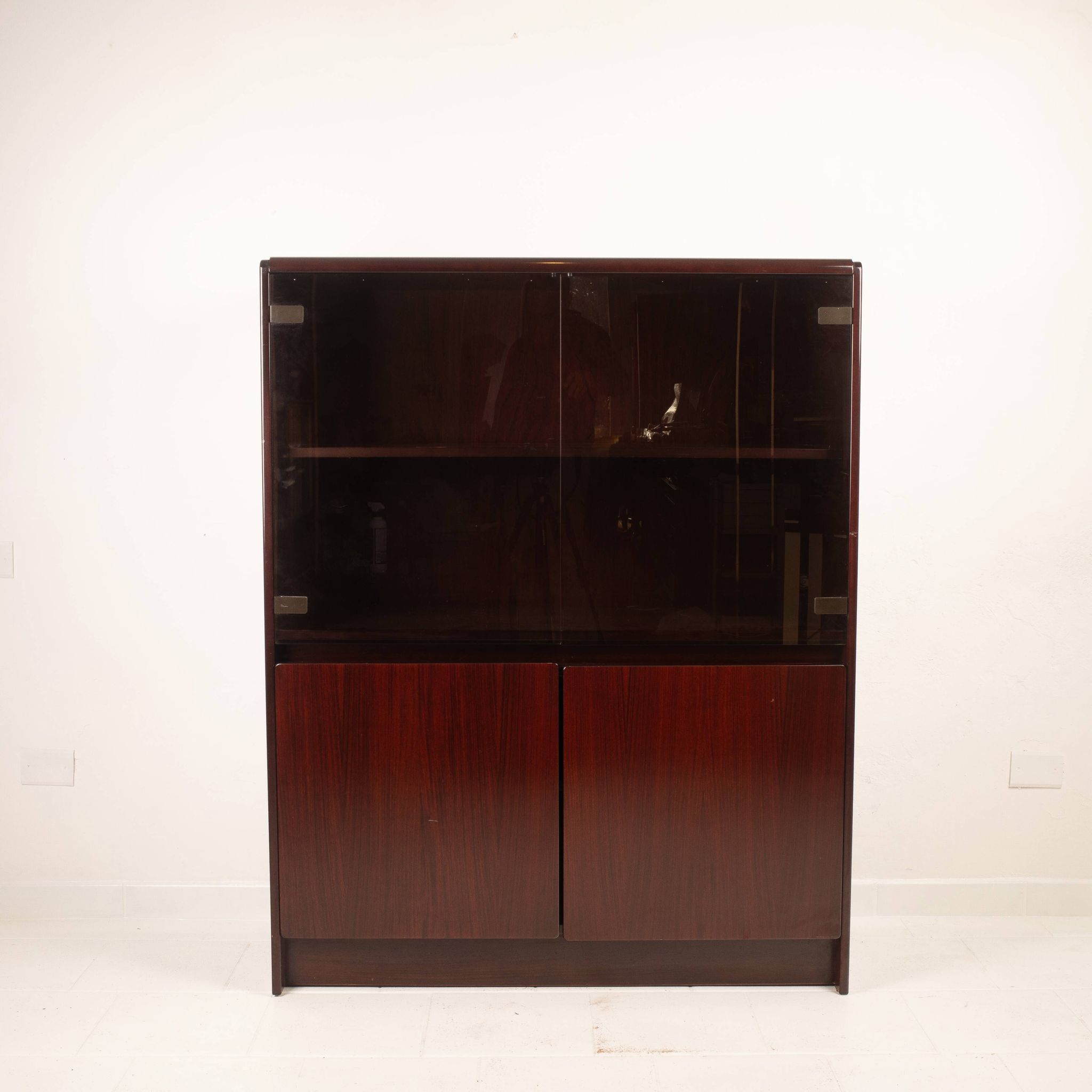 African Rosewood Daniel Cabinet by Paolo Piva for FAMA