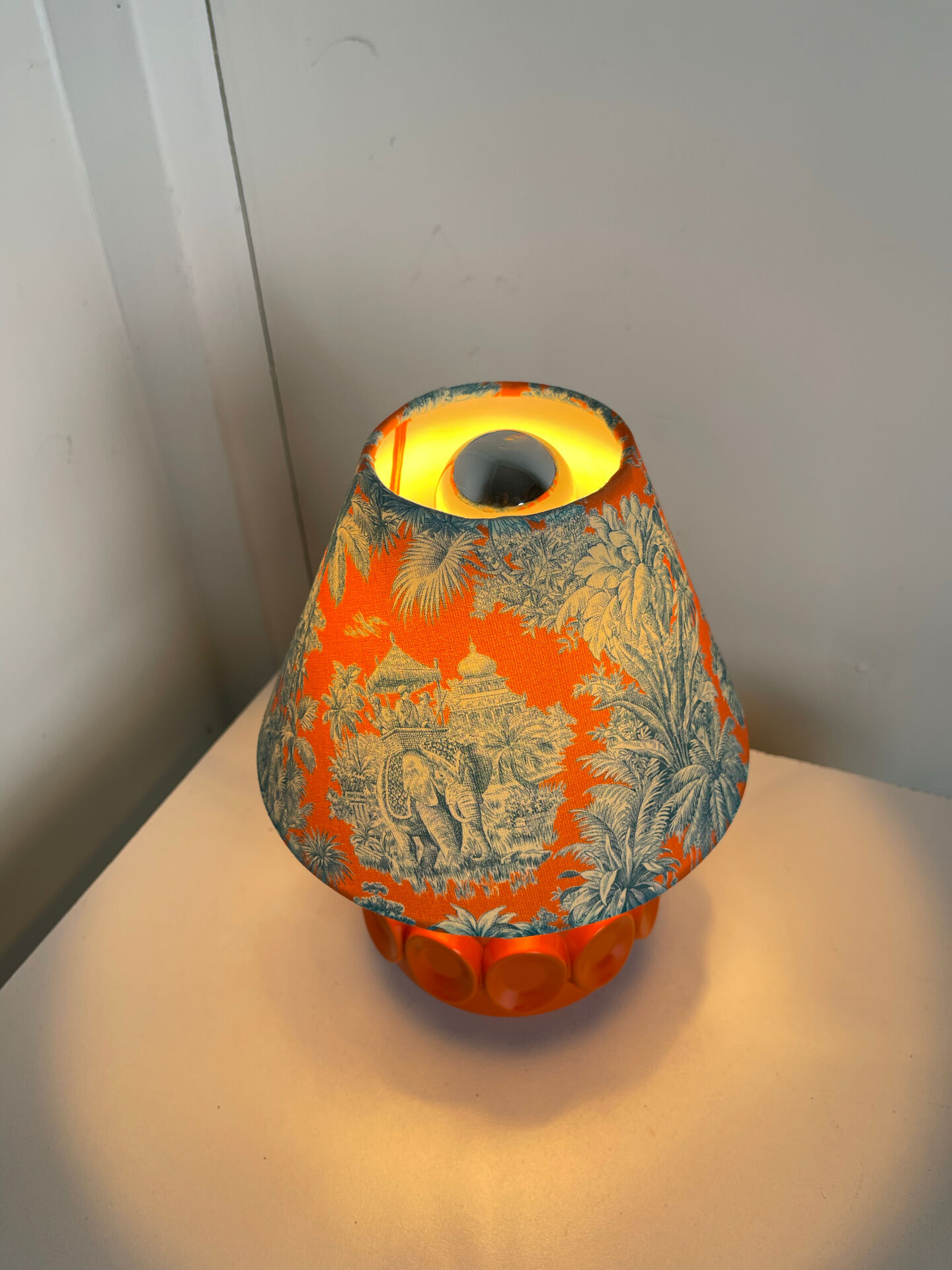 Lampe en verre 1970
