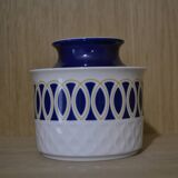 Sugar bowl Bavaria blue and white