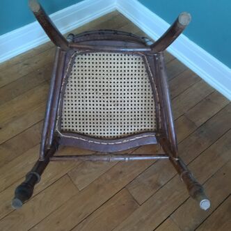 Antique Louis XVI chair in carved wood