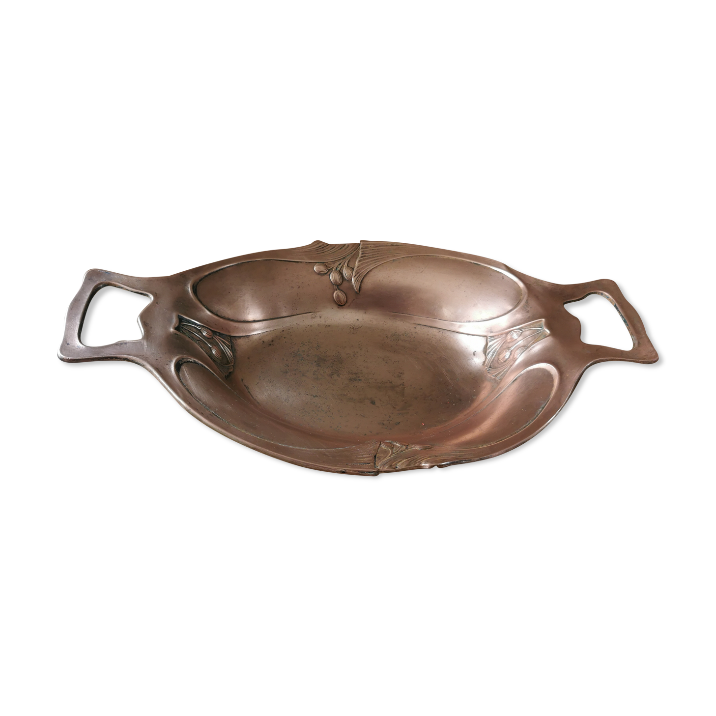 Art Nouveau copper cup