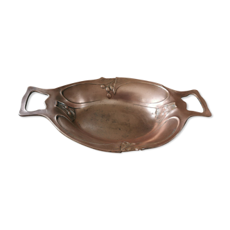 Art Nouveau copper cup