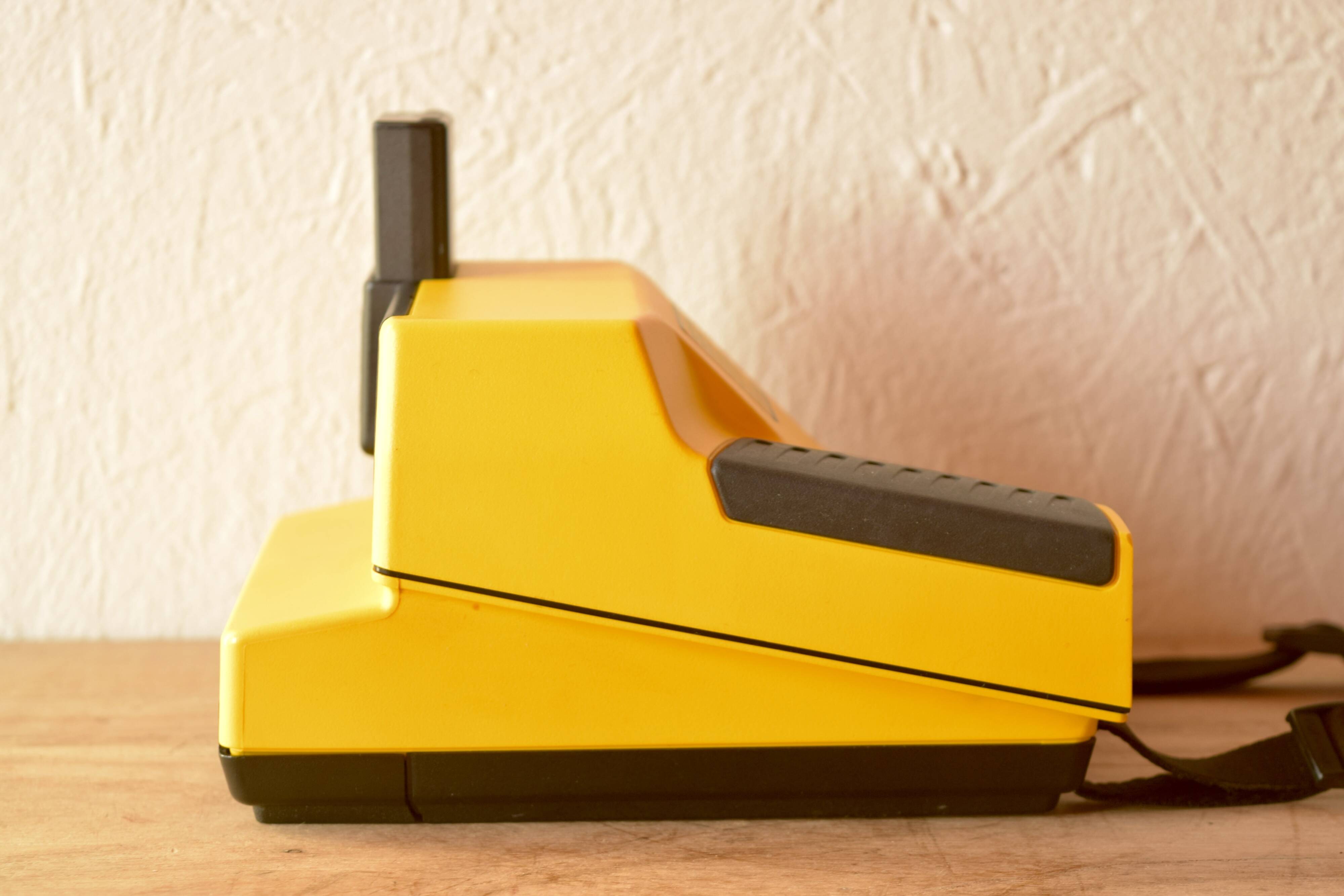 Polaroid Impulse - vintage yellow instant camera