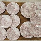 X14 Luneville English style flat plates