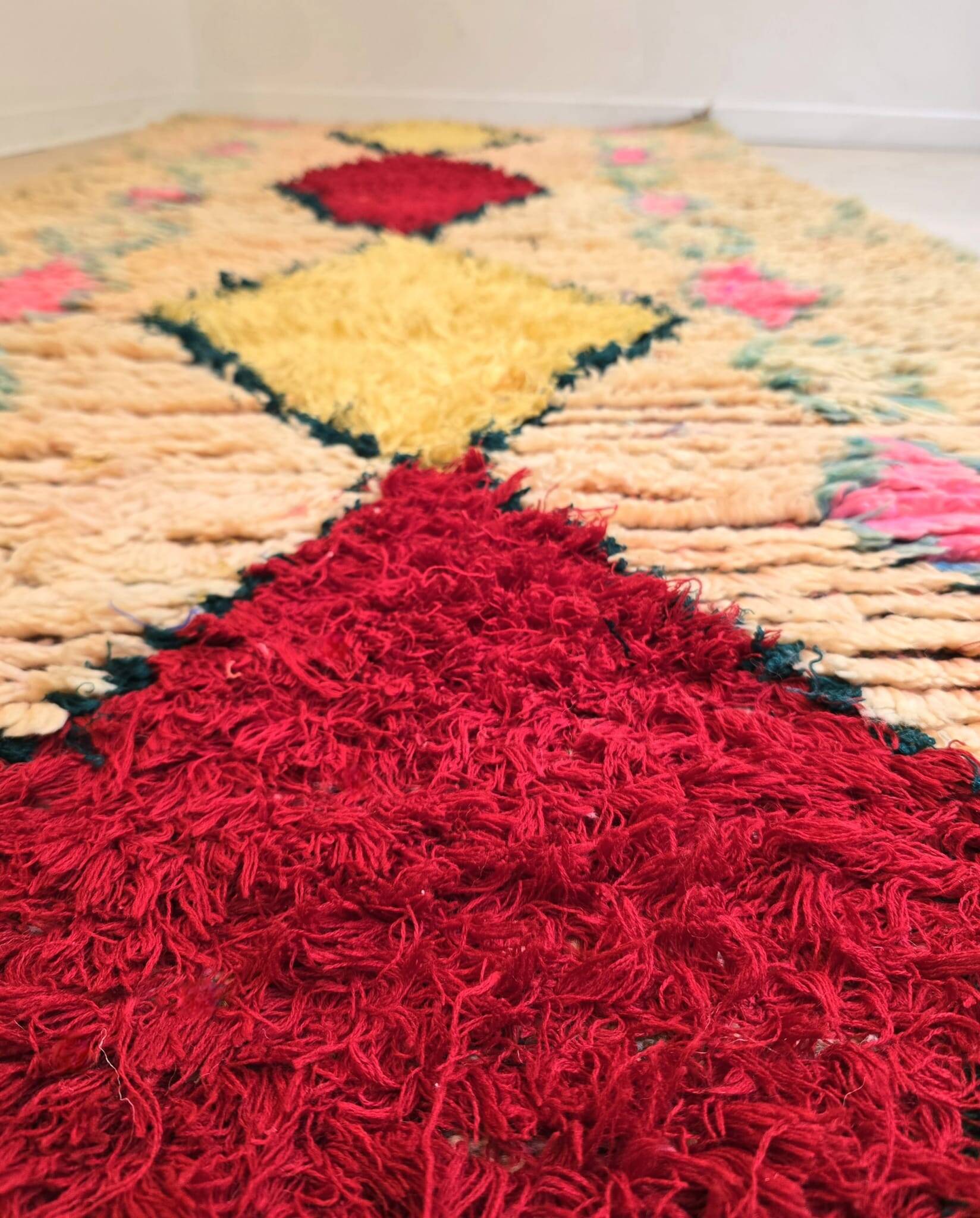 Tapis Boucherouite 225x105cm