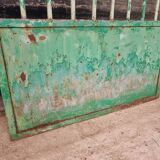 Antique garden gate iron door green 100x150cm