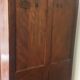 Art Deco bonnetière wardrobe in wood