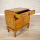 Early 20th Century Nightstands Veneered with Karelian Birch, 1950s, Set of 2
