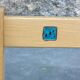 Vintage Scandinavian teak mirror Froseke Nybrofabriken 60s