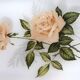 Ravier ancien Arcopal motif rose verre blanc