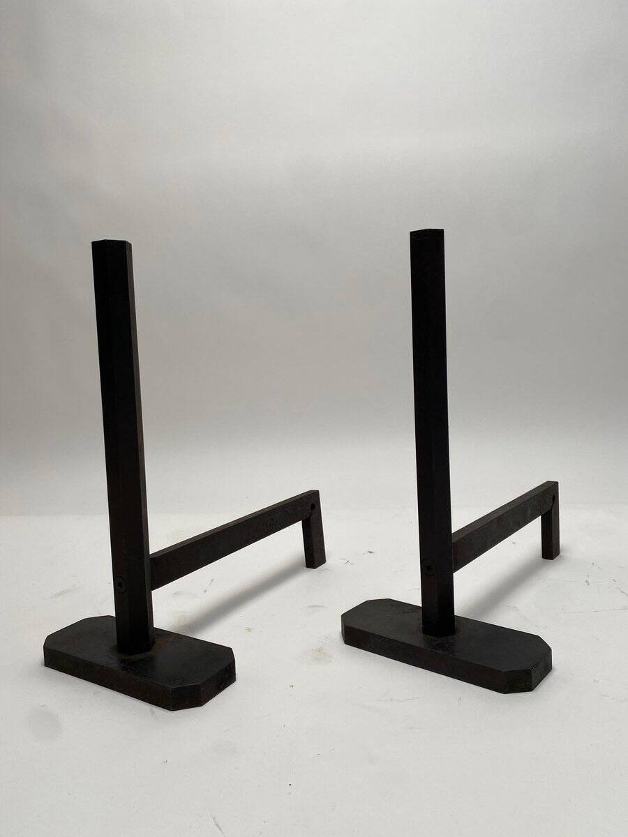 Italian Fireplace Set by Afra & Tobia Scarpa, 1970s