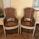 Pair of cane chairs