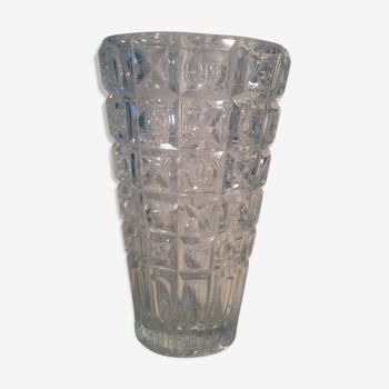 Vase en cristal de bohème vintage